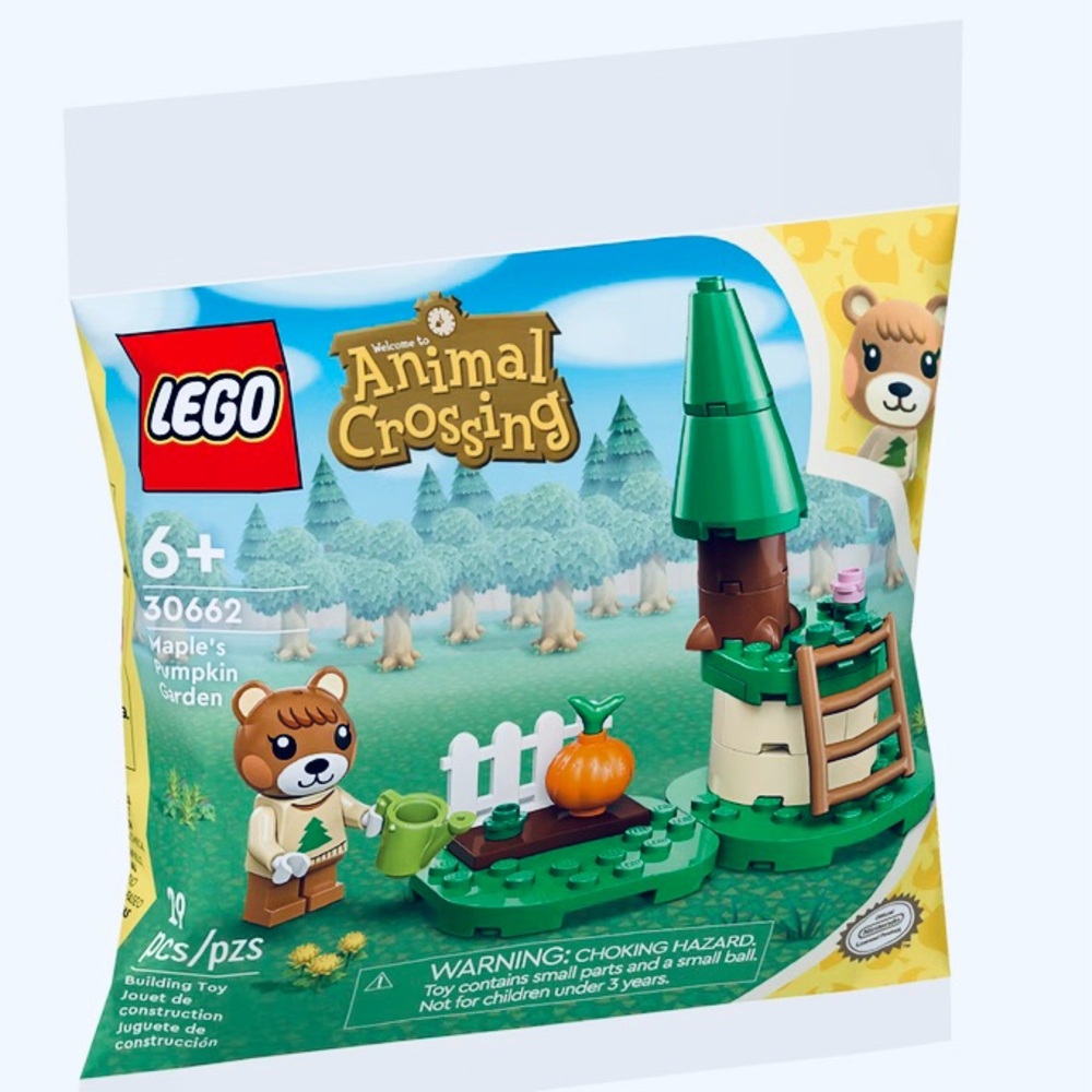 🆕- SET OF 2 LEGO Animal Crossing Maple's Pumpkin Garden 30662